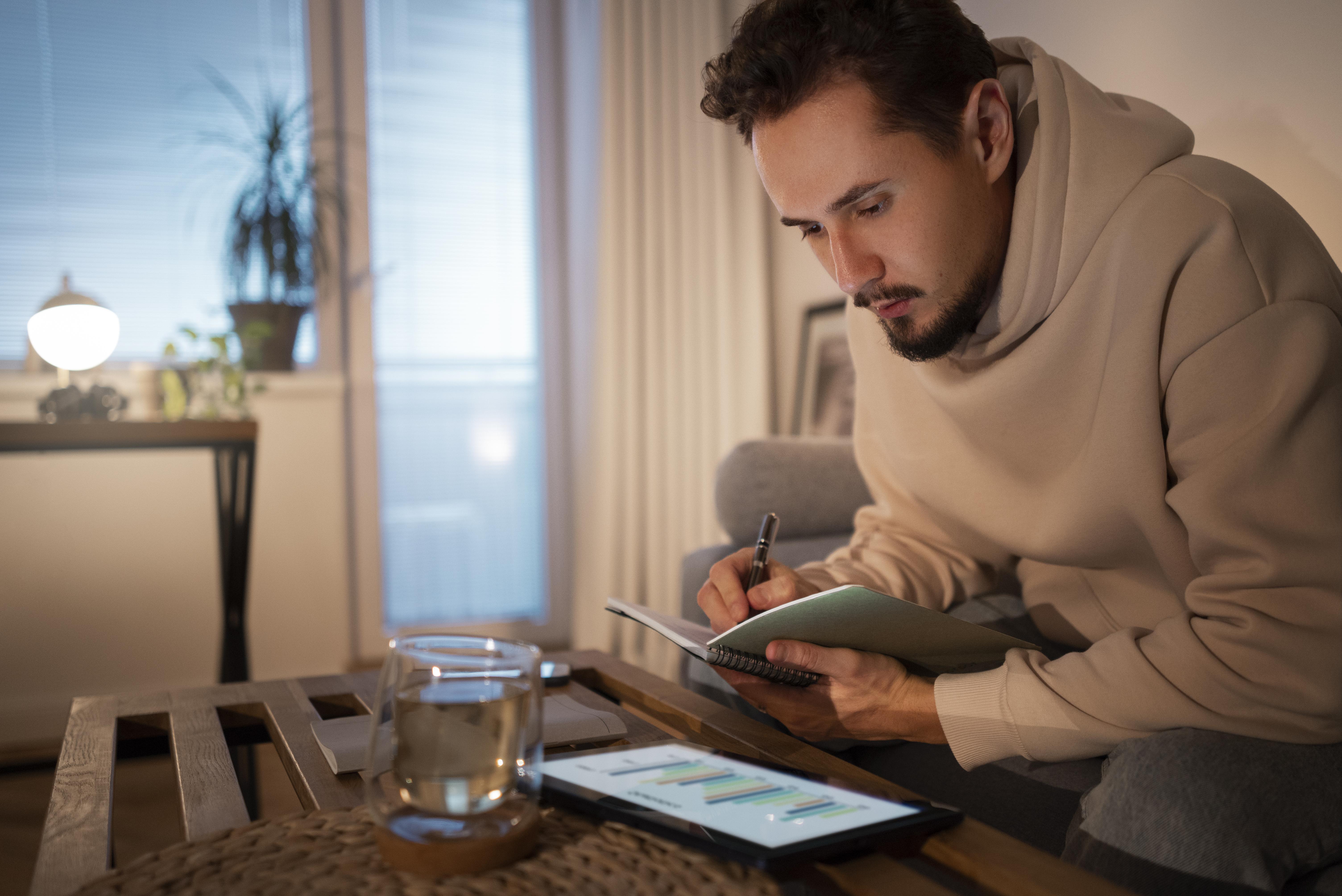 An individual successfully navigating their financial journey with Pure Evnergy Flow